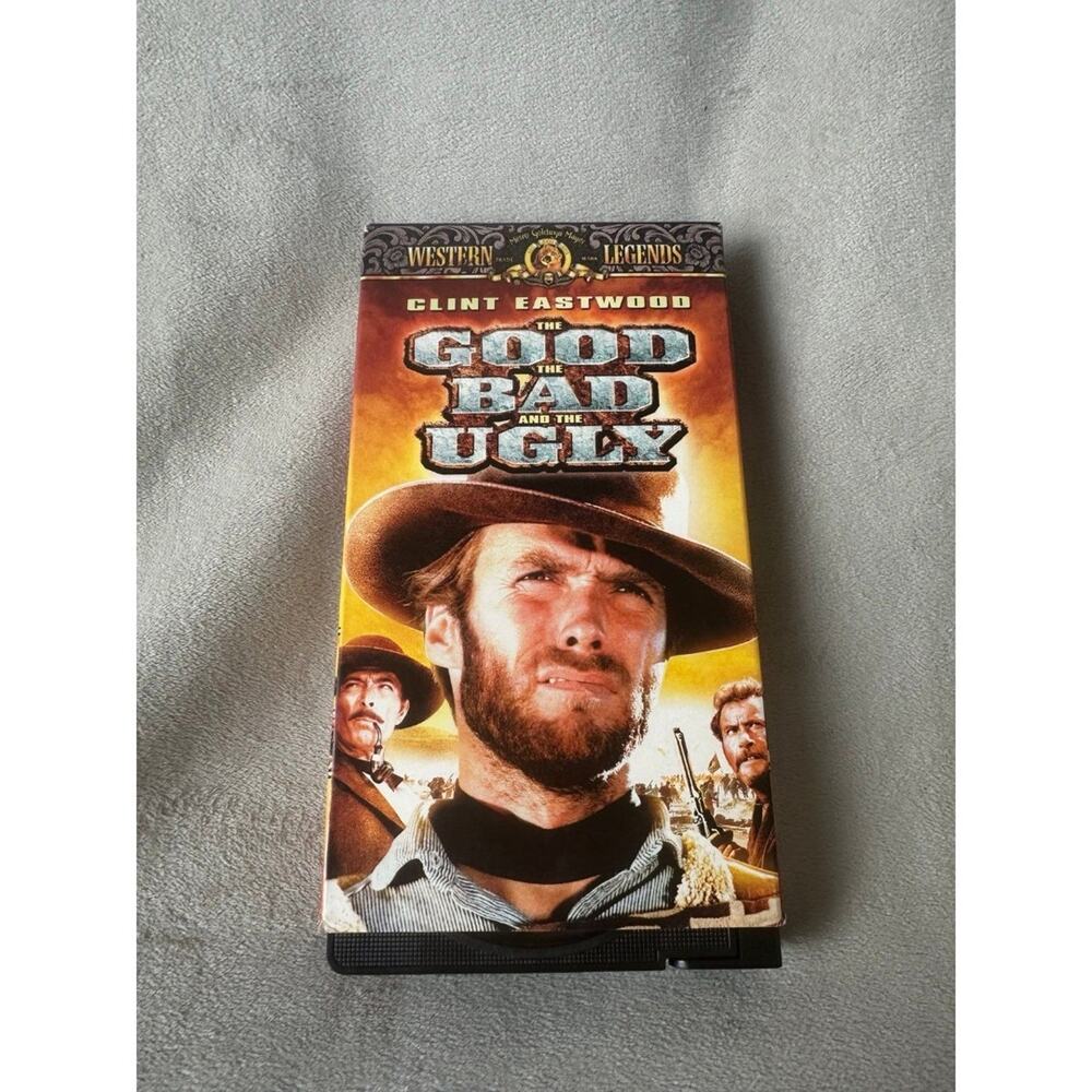THE GOOD THE BAD WND THE UGLY vintage VHS tape
